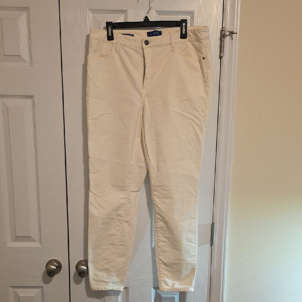 Talbots Off-White High-Waist Pants